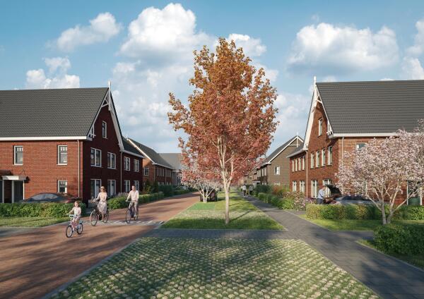 Afbeelding Torensteepolder: 'De Kreek' -  de woningen