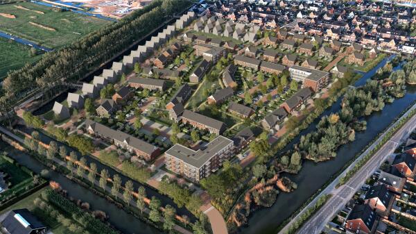 Afbeelding Torensteepolder: 'De Kreek' -  de woningen