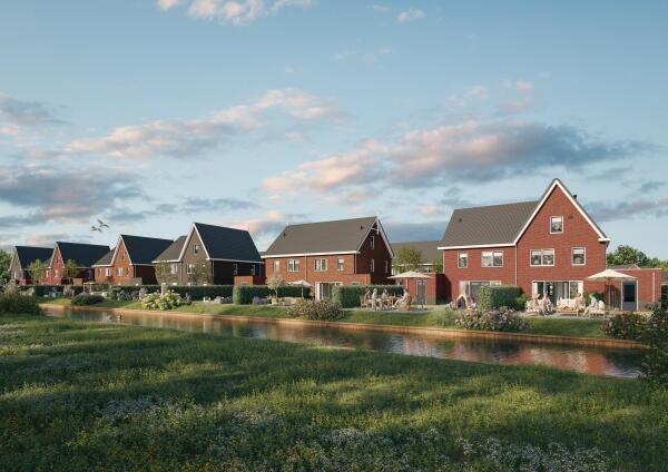 Afbeelding Torensteepolder: 'De Kreek' -  de woningen
