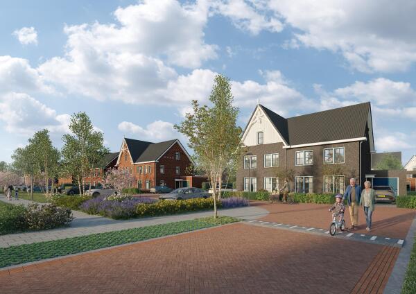 Afbeelding Torensteepolder: 'De Kreek' -  de woningen