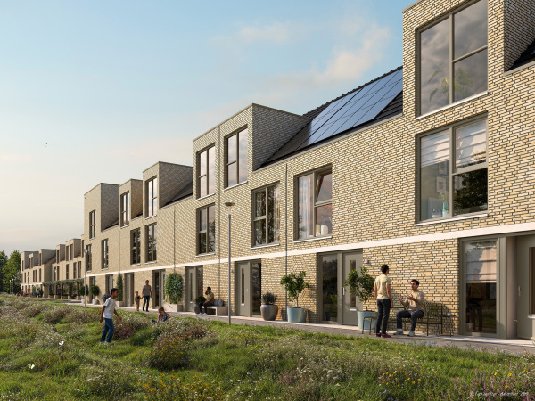 Nieuwbouw Houten Hofpark Fase1 Exterieur Herenhuis Zijaanzicht Def 2048X1536