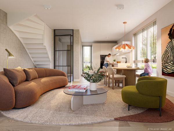 Nieuwbouw Houten Hofpark Fase1 Interieur Hoekwoning Bnr23 Woonkamer 2048X1536