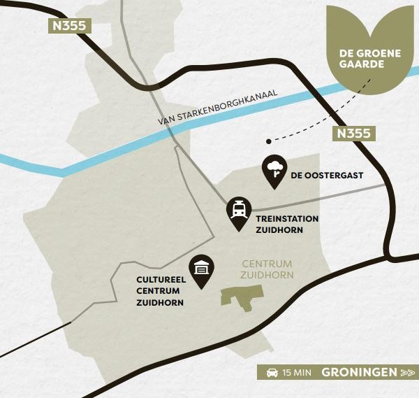 Nieuwbouwproject De Groene Gaarde in Zuidhorn