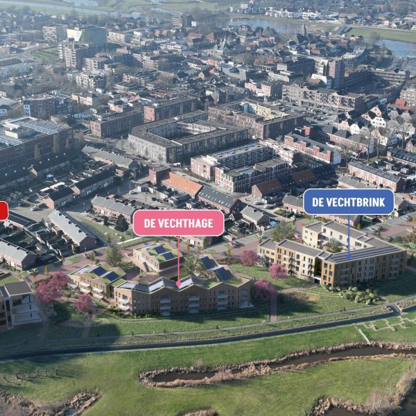 Nieuwbouwproject De Vechthage, Hardenberg in Hardenberg