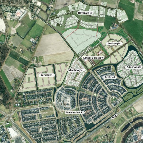 Nieuwbouwproject Leehoogte in Hardenberg