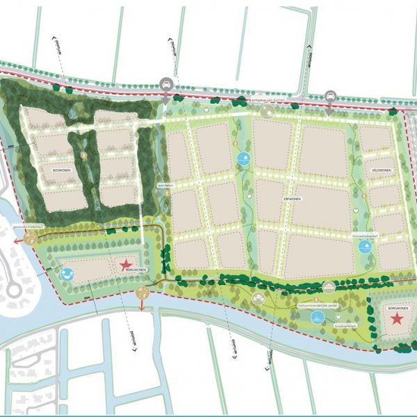 Nieuwbouwproject Winsum Oost in Winsum