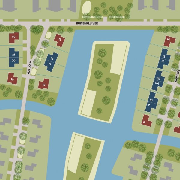 Nieuwbouwproject Op de Roeibaan in Meerstad
