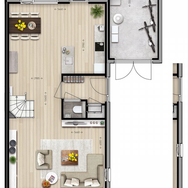 Hemelrijk - Twee-onder-één-kapwoning Langskap, bouwnummer 55