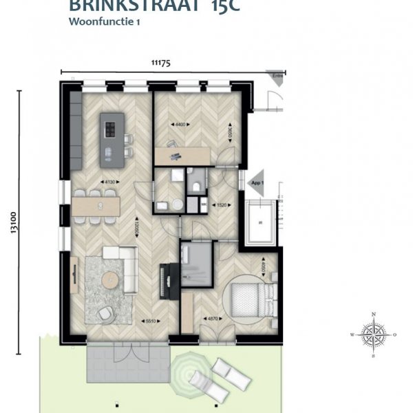 Brinkstraat 15-C, bouwnummer 1