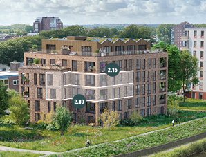 Appartement type A08 (verdieping 2-3), bouwnummer 2.15
