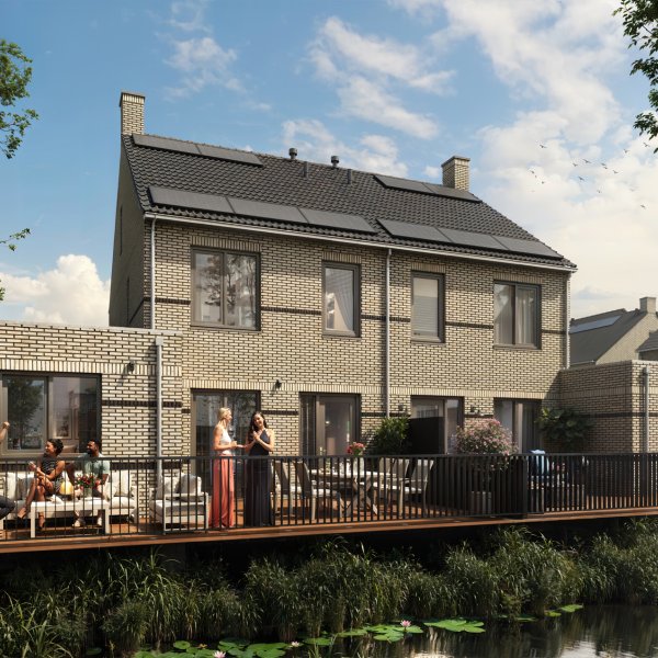 Klimbes twee-onder-een-kapwoningen beukmaat 5,4 m, bouwnummer 61