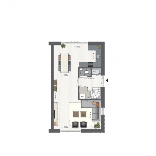 Watergang (hoekwoning), bouwnummer 6