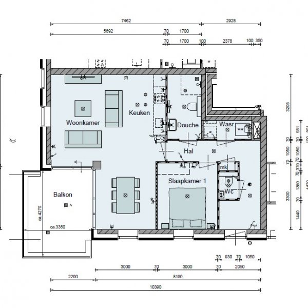 Appartementen, bouwnummer 1