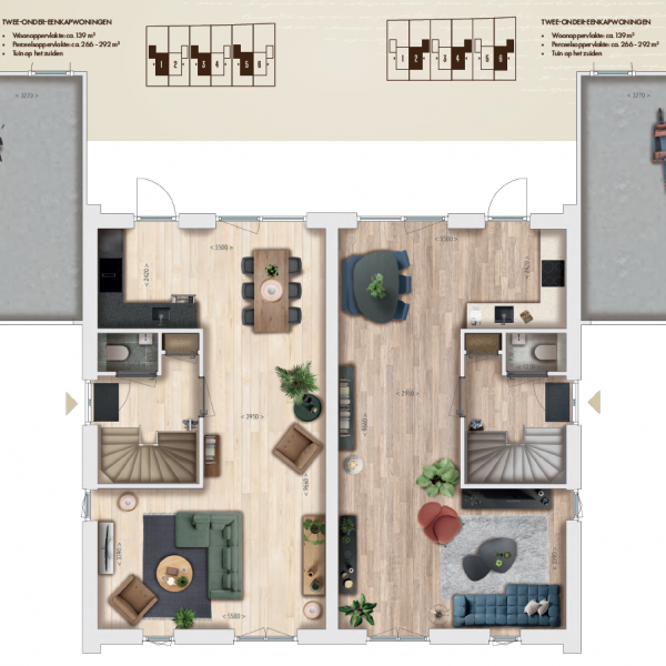 Twee-onder-een-kapwoningen, bouwnummer 5