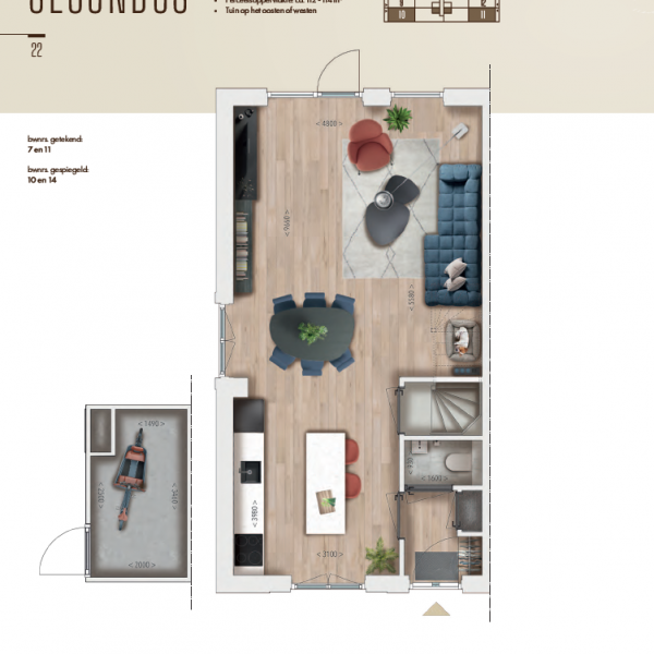 Hoekwoningen, bouwnummer 14