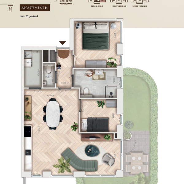 Appartementen, bouwnummer 26