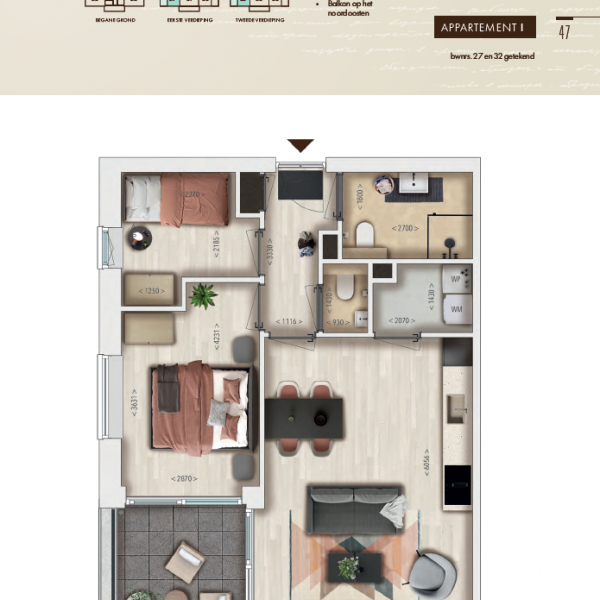 Appartementen, bouwnummer 27