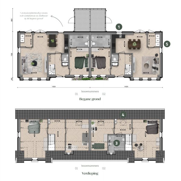 Levensloopbestendige woningen, bouwnummer 2