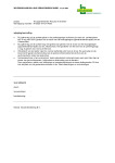 Wijzigingen - aanvulling verkoopbrochure Wijzigingen - aanvulling verkoopbrochure