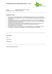 Wijzigingen-aanvulling verkoopbrochure Florijn